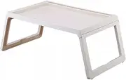 Foldable Laptop Table for Bed, Lap Desk Bed Desk,Breakfast Serving Bed Tray, Portable Mini Picnic Table Save Space Laptop Desk for Home Office Students Use as Computer Laptop Stand