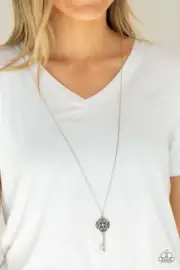 Paparazzi "Got It On Lock Green" Necklace & Earrings Set