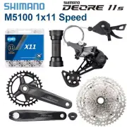 SHIMANO DEORE M5100 Groupset 170MM 175MM Crankset Shimano 11 Speed MTB Groupset