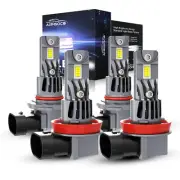 4X Luces Fuertes Para Auto Coche Luz Carro Bulbs H11 9005 LED SUPER Blanco Hi/lo (for: Volkswagen)