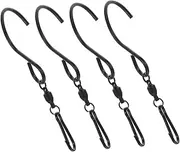 BESPORTBLE Elegant Stainless Steel Swivel Hooks Heavy Duty Garden Hooks for Bird Feeders Lanterns
