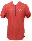 NEW Alabama Crimson Tide Nike 1/4 Zip Lockdown Dri-Fit SS Hot Jacket shirt Men L