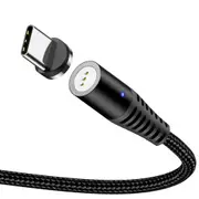 5A Type C LED Indicator Light Magnetic Fast Charging Data Cable For Huawei P30 Mate 30 Xiaomi 9 Pro Redmi 7A Redmi 6Pro OUKITEL Y4800