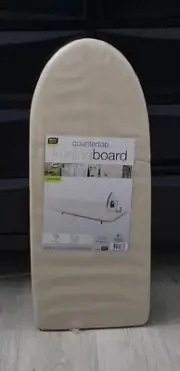 Smart Design Off-white Countertop Ironing Board 30-in x 12-in x 3.5-in