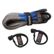 Saber 8K Kinetic Recovery Kit Heavy Duty Rope & Bag 2 x Soft Shackles SBR-8KKIT2