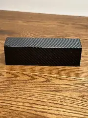 Authentic Black Flexon Folding Magnetic Carbon Fiber Hard Side Eyeglasses Case