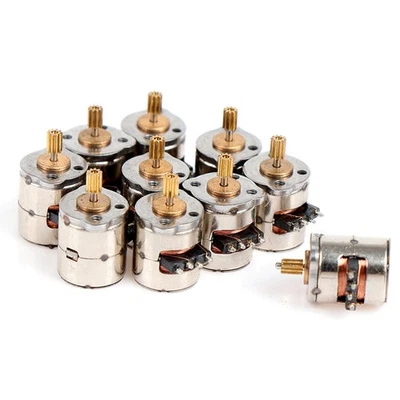 10Pcs/Pack 2-Phase 4-Wire Stepper Motor Miniature Stepper with Gear Small1138
