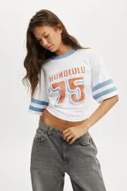 [Cotton On Women] Cotton On Women - The Boxy Graphic Tee - Honolulu/white S HONOLULU/WHITE