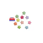 10pcs candy colored stars 16mm resin flatback cabochon