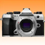 OM SYSTEM OM-5 II Mirrorless Camera - Silver - Brand New