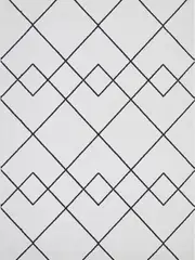 Prince Geometric Diamond Rug