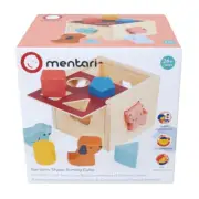 Mentari Wooden Bambino Shape Sorting Cube