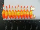 10 NEW WOOD SLIP FLOATS / BOBBERS PANFISH ICE FISHING NO FREEZE UP ON LINE B210