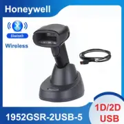 Honeywell 1952GSR-2USB-5 Handheld 2D Wireless Barcode Scanner USB Kit with Stand