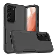 ZUSLAB Rugged Case for Galaxy S23 FE Defender Protective Heavy Duty Shockproof Dustproof Cover For Samsung S23FE (2023) - Black