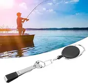 SustVita Stainless Steel Fishing Knot Tool, Quick Knot Tying Tool with Multifunctional Fly Line Cutter and Zinger Retractor
