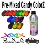 DNA CANDY ALL COLOURS 500ML PRE MIXED PAINT COLORZ PC 500 AUTO SPRAY
