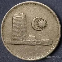 在飛比找Yahoo!奇摩拍賣優惠-馬來西亞20分 國會大廈直徑24mm外國硬幣錢幣世界各國外