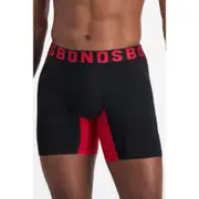 Bonds Men's Chafe Off Trunk - Black & Red