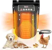 Dog House Heater with Thermostat Adjustable Temp and Timer, 400W Dog Heater with 10-Foot Anti Chew Cord, Dog House Heater Outdoor for Most Pet House