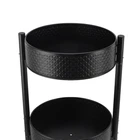 QT (3 Layers)Turntable Spice Rack 360 Degree Rotatable Large Capacity Multifunct