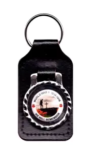 World War 1 WW1 Centenary We Will Remember Medal Key Ring