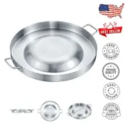 Large Convex Comal 21.25" - Durable Stainless Steel for Tortillas and Meats