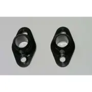 Meziere Block Adapters For Remote Pump System Small Block Chev Polished