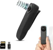 Mini Body Camera 1080P Police Security Cam with Video Recording, Wearable Patrol