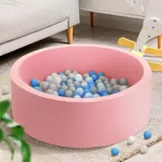 Baby Soft Kids Ocean Ball Play Pit Paddling Foam Pool Child Barrier Toy 90x30cm - Pink