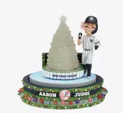 AARON JUDGE CHRISTMAS TREE SKATING RINK SPINNER FOCO BOBBLEHEAD NY YANKEES GIFT