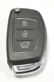 Hyundai I10 I20 I40 IX35 Santa Fe Remote Key Fob Case 3 Button Flip Cover