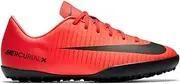 [Nike] Men's MercurialX Vapor Tf Turf Soccer Cleats Bright 4 Big Kid M Red & Black & Bright Crimson