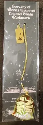 Sorcery Of Thrones Inspired Enamel Chain Bookmark Bookish Box