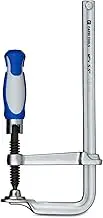 Capri Tools CP11001 300mm All Steel Bar Clamp with Foldable Ergonomic Handle, 140mm Throat Depth, 670kg Clamping Force