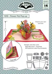 Karen Burniston Flower Pot Pop-Up Card Die