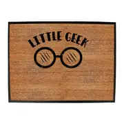 Little Geek - Funny Novelty Doormat Man Cave Floor mat
