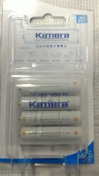 在飛比找Yahoo!奇摩拍賣優惠-@淡水無國界@ Kamera 4號電池 低自放充電電池 佳美