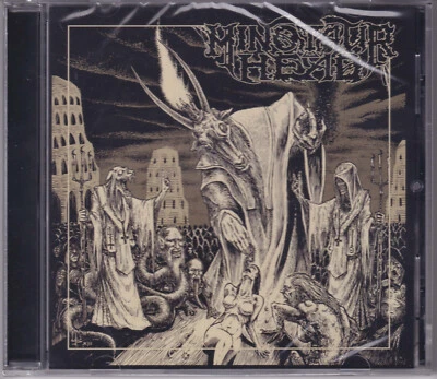 Minotaur Head 2016 CD - Minotaur Head - Asphyx/Paganizer/Siege Of Power - Sealed