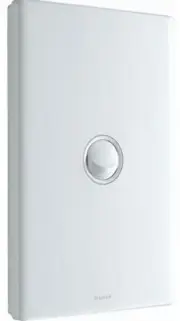 Legrand DEDICATED PLATE 1-GANG ROCKER SWITCH Weatherproof IP66 16AX 1-Pole WHITE