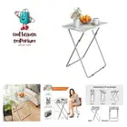 Portable Folding TV Tray Dinner Snack Trays Table Portable Foldable Table Sma...