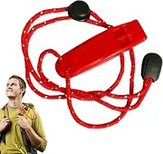 Marine Safety Whistle | High-Decibel Camping Whistle with Lanyard | Waterproof Camping Gear, Multifunctional Survival Supplies for Disaster Preparedness