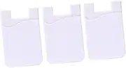 3pcs Cell Phone Holder Adhesive Wallet Case Slip Design for Credit Cards Id Cash for Everyday Use