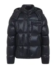 Erea hooded quilted jacket 1,2,3,4,5,6 black