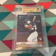 Pete Alonso RC topps chrome purple #PA1 2/25 made Now METS 2019 BGS pristine 10