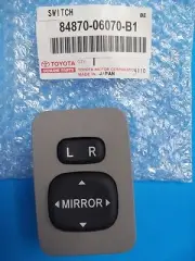 Genuine Toyota Camry Instrument Panel Mirror Switch Gray 84870-06070-B1