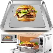 Air Fryer Baking Pan for Nuwave Bravo 12 in 1 21 Qt Toaster Silver