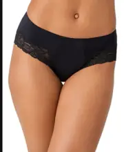 B.tempt'd by Wacoal Women's Always Composed Hi Leg Brief Panty in Black-M