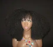 Gorgeous 4c Afro Wig Bangs Unit by Essence Wigs 'Bohemian Vibe'