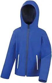 [Result] Core Boys TX Performance Hooded Soft Shell Jacket Royal/Navy 7-8 Yrs